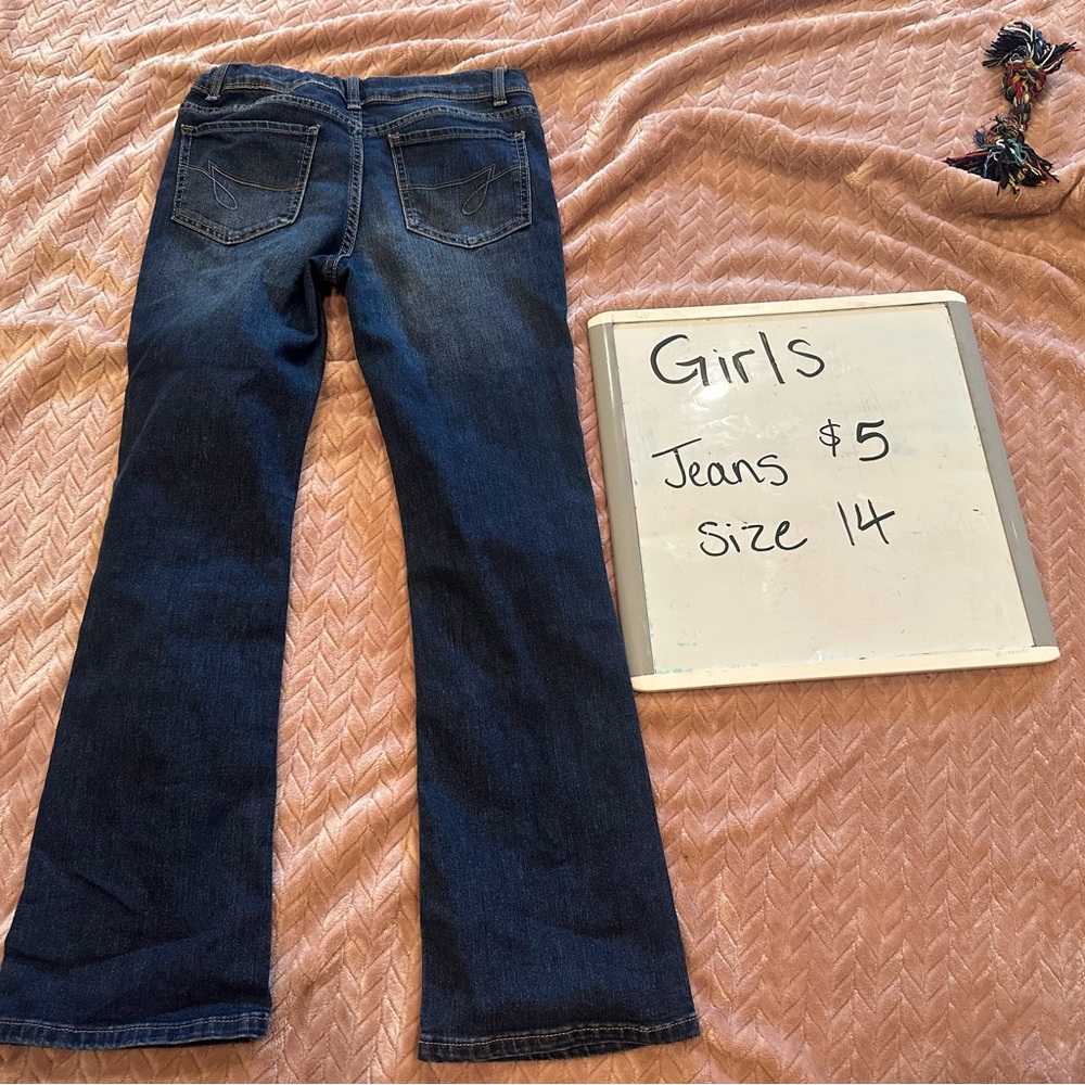 Bootcut girls jeans size 14
